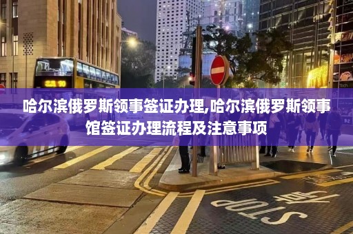 哈尔滨俄罗斯领事签证办理,哈尔滨俄罗斯领事馆签证办理流程及注意事项