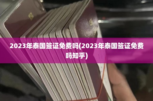 2023年泰国签证免费吗(2023年泰国签证免费吗知乎)