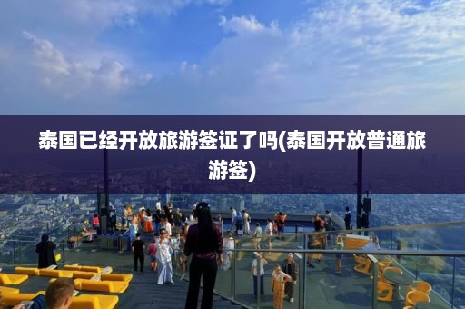 泰国已经开放旅游签证了吗(泰国开放普通旅游签)  第1张