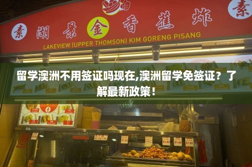 留学澳洲不用签证吗现在,澳洲留学免签证？了解最新政策！