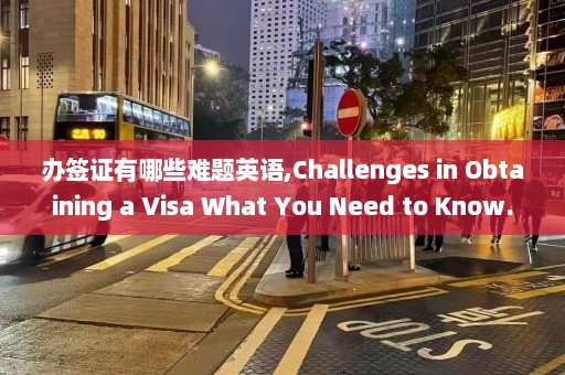 办签证有哪些难题英语,Challenges in Obtaining a Visa What You Need to Know.