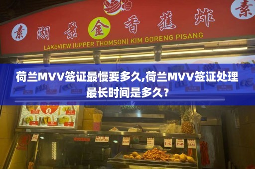 荷兰MVV签证最慢要多久,荷兰MVV签证处理最长时间是多久？