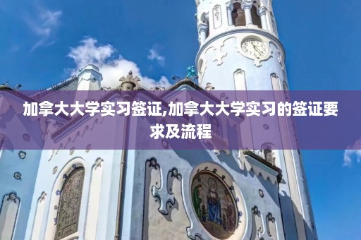 加拿大大学实习签证,加拿大大学实习的签证要求及流程