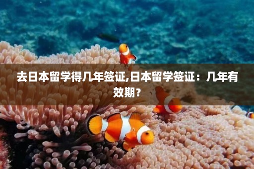 去日本留学得几年签证,日本留学签证：几年有效期？