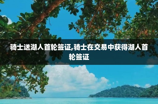 骑士送湖人首轮签证,骑士在交易中获得湖人首轮签证