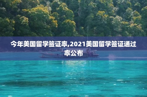 今年美国留学签证率,2021美国留学签证通过率公布