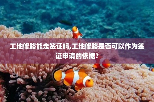 工地修路能走签证吗,工地修路是否可以作为签证申请的依据？