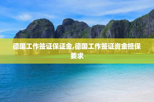 德国工作签证保证金,德国工作签证资金担保要求