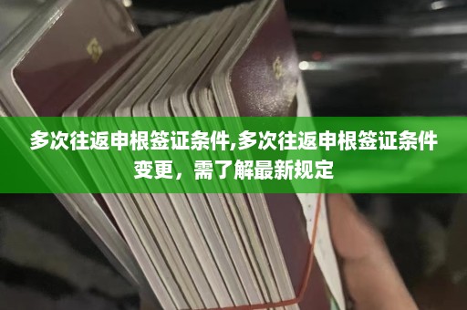 多次往返申根签证条件,多次往返申根签证条件变更，需了解最新规定  第1张