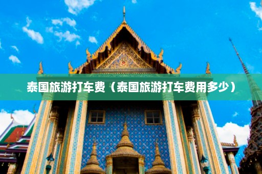 泰国旅游打车费（泰国旅游打车费用多少）