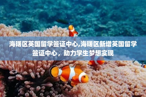 海曙区英国留学签证中心,海曙区新增英国留学签证中心，助力学生梦想实现