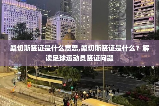 桑切斯签证是什么意思,桑切斯签证是什么？解读足球运动员签证问题