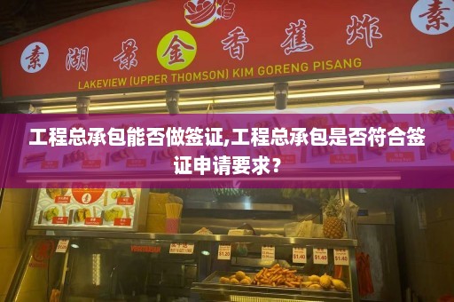 工程总承包能否做签证,工程总承包是否符合签证申请要求？