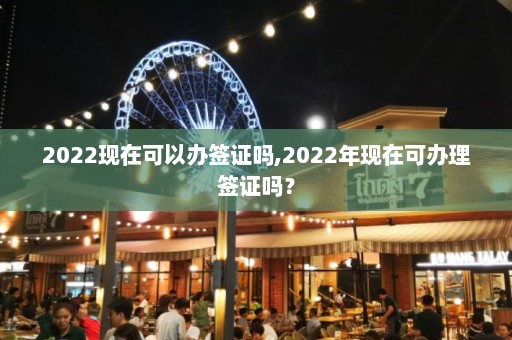 2022现在可以办签证吗,2022年现在可办理签证吗？  第1张