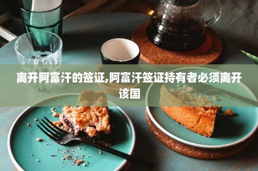 离开阿富汗的签证,阿富汗签证持有者必须离开该国