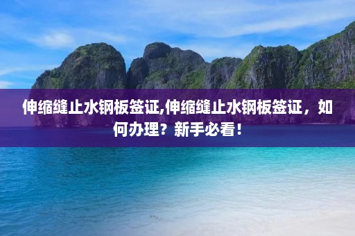 伸缩缝止水钢板签证,伸缩缝止水钢板签证，如何办理？新手必看！