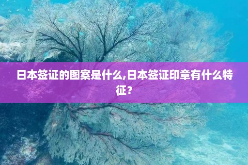 日本签证的图案是什么,日本签证印章有什么特征？