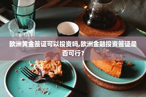 欧洲黄金签证可以投资吗,欧洲金融投资签证是否可行？