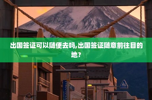 出国签证可以随便去吗,出国签证随意前往目的地？