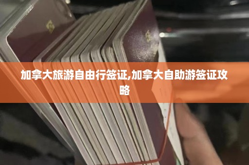 加拿大旅游自由行签证,加拿大自助游签证攻略  第1张