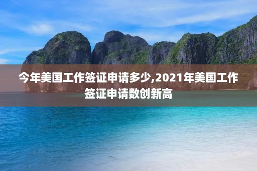 今年美国工作签证申请多少,2021年美国工作签证申请数创新高