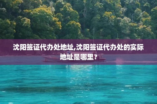 沈阳签证代办处地址,沈阳签证代办处的实际地址是哪里？