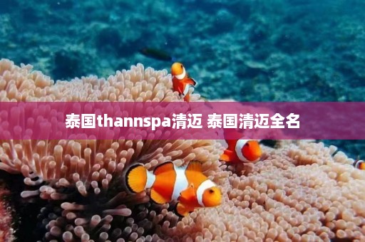 泰国thannspa清迈 泰国清迈全名