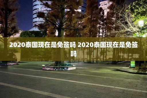 2020泰国现在是免签吗 2020泰国现在是免签吗