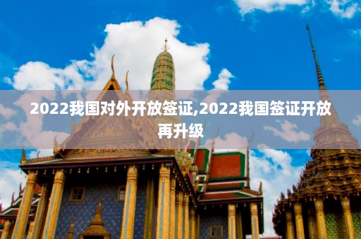 2022我国对外开放签证,2022我国签证开放再升级  第1张