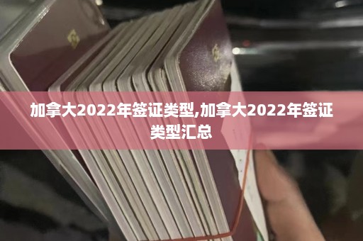 加拿大2022年签证类型,加拿大2022年签证类型汇总  第1张