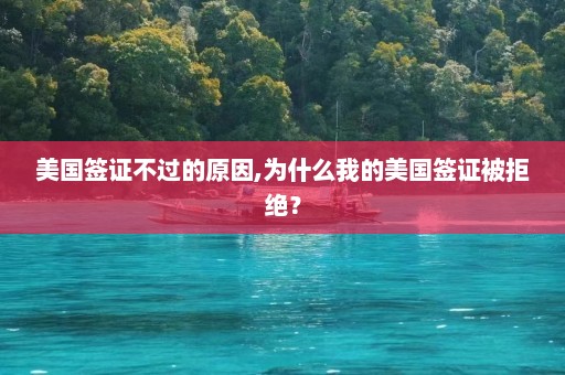 美国签证不过的原因,为什么我的美国签证被拒绝？