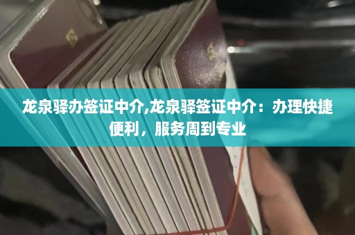 龙泉驿办签证中介,龙泉驿签证中介：办理快捷便利，服务周到专业  第1张