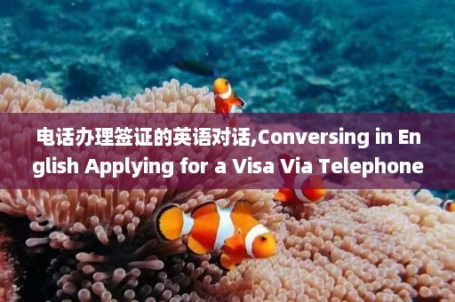 电话办理签证的英语对话,Conversing in English Applying for a Visa Via Telephone