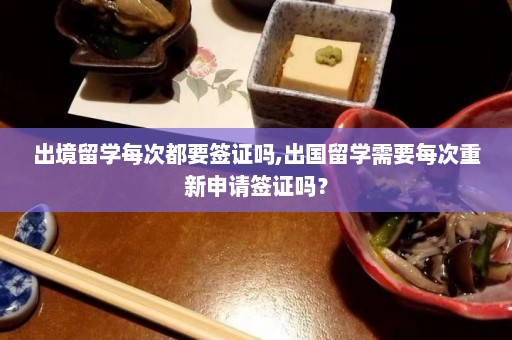 出境留学每次都要签证吗,出国留学需要每次重新申请签证吗？