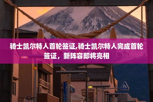 骑士凯尔特人首轮签证,骑士凯尔特人完成首轮签证，新阵容即将亮相