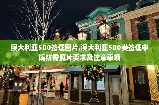 澳大利亚500签证图片,澳大利亚500类签证申请所需照片要求及注意事项