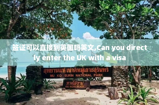 签证可以直接到英国吗英文,Can you directly enter the UK with a visa