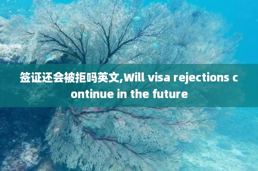 签证还会被拒吗英文,Will visa rejections continue in the future