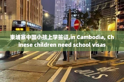 柬埔寨中国小孩上学签证,in Cambodia, Chinese children need school visas