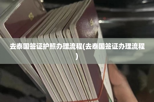 去泰国签证护照办理流程(去泰国签证办理流程)  第1张