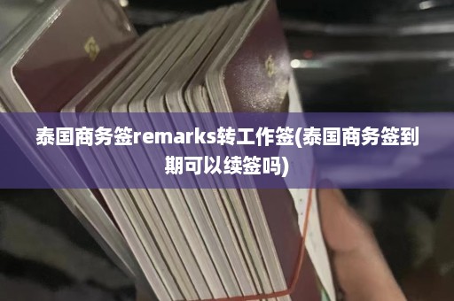 泰国商务签remarks转工作签(泰国商务签到期可以续签吗)  第1张