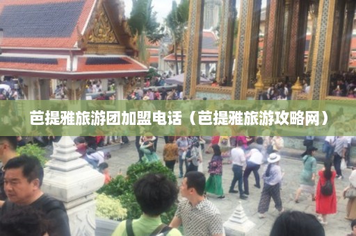 芭提雅旅游团加盟电话（芭提雅旅游攻略网）  第1张