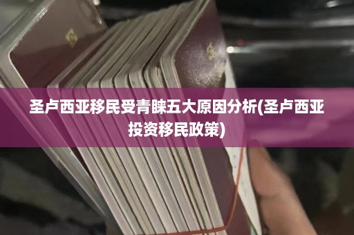 圣卢西亚移民受青睐五大原因分析(圣卢西亚投资移民政策)  第1张