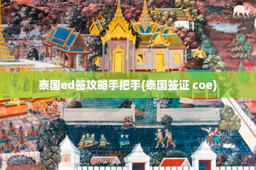 泰国ed签攻略手把手(泰国签证 coe)  第1张