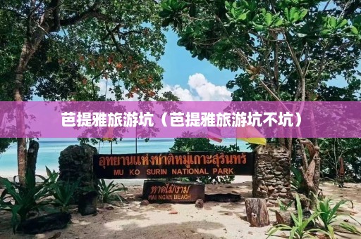 芭提雅旅游坑（芭提雅旅游坑不坑）