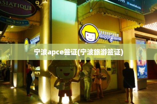 宁波apce签证(宁波旅游签证)