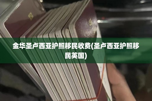 金华圣卢西亚护照移民收费(圣卢西亚护照移民英国)  第1张