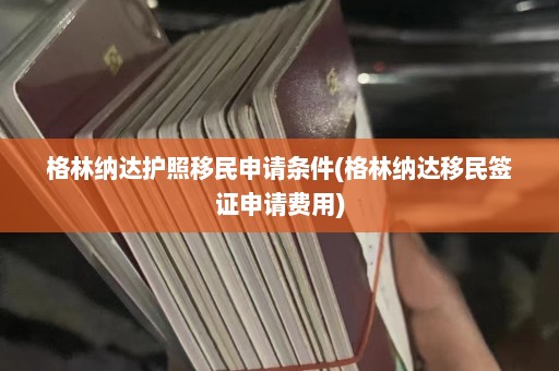 格林纳达护照移民申请条件(格林纳达移民签证申请费用)  第1张