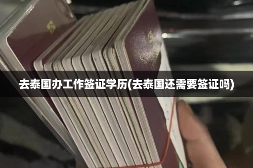 去泰国办工作签证学历(去泰国还需要签证吗)  第1张