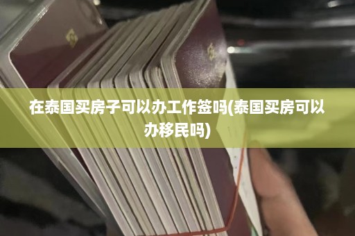 在泰国买房子可以办工作签吗(泰国买房可以办移民吗)